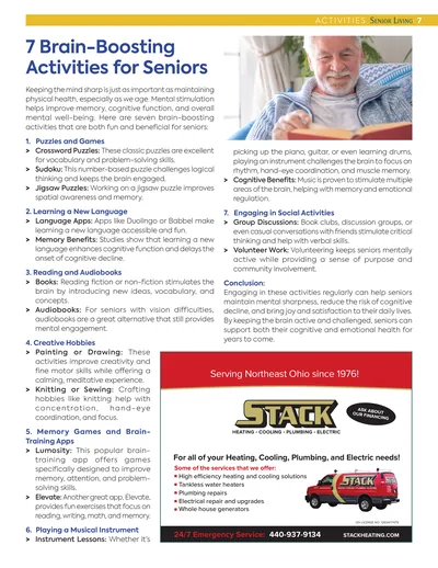 Page 7: 7 Brain-Boosting Activities for Seniors